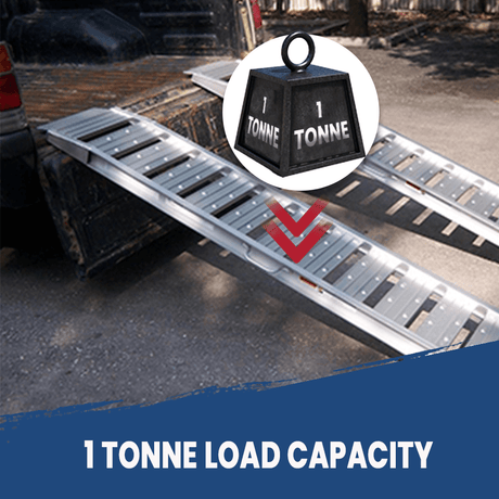 Heeve 1 Tonne 2.1m x 330mm Aluminium Loading Ramps