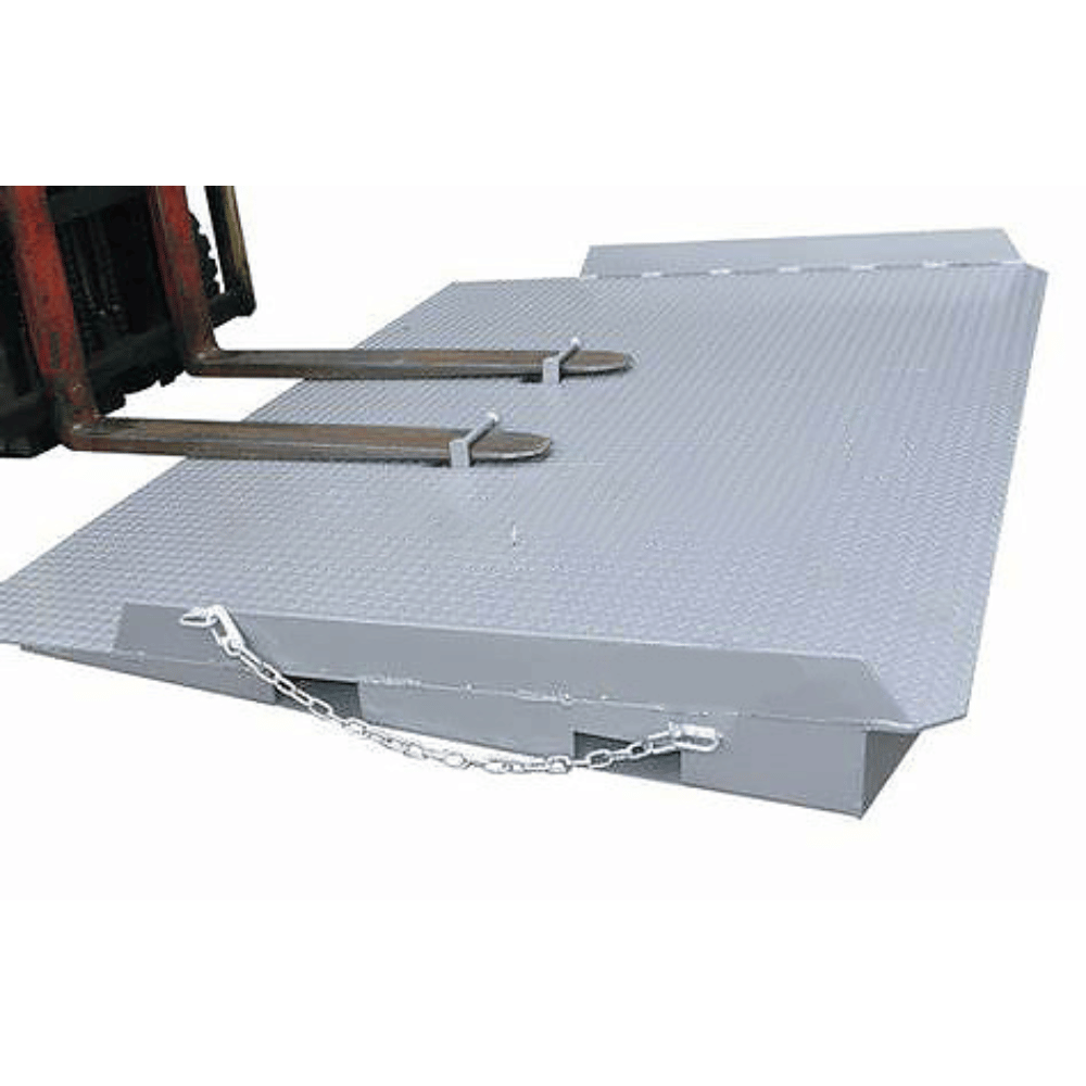 Shallow Loading Ramp Heeve Heavy-Duty Forklift Container Ramp with 8000kg Capacity and Rais ...