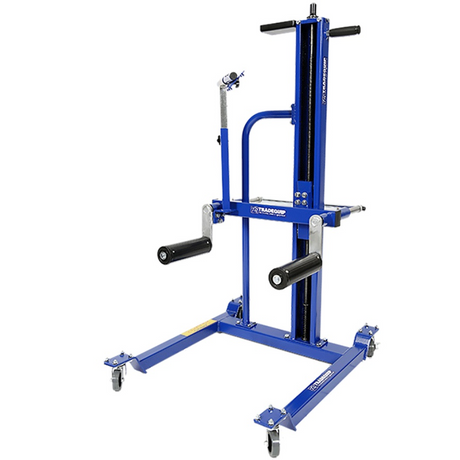 Borum Workshop Equipment TradeQuip Heavy-Duty Adjustable Wheel/Tyre Lifter, 50kg Capacity