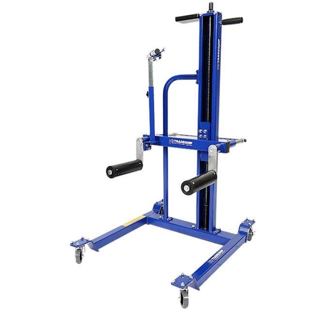 Borum Workshop Equipment TradeQuip Heavy-Duty Adjustable Wheel/Tyre Lifter, 50kg Capacity