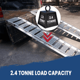 Heeve 2.4 Tonne x 445mm Aluminium Loading Ramps