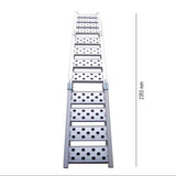 Heeve 340kg Tri-fold Aluminium Motorcycle Ramp