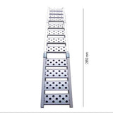 Heeve 340kg Tri-fold Aluminium Motorcycle Ramp