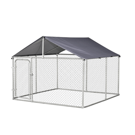 Heeve Pet Products Small Heeve Galvanised Steel Dog Cage With Oxford Roof