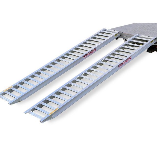 Whipps Construction & Machinery Whipps 6.5 Tonne 3.6m x 610mm Aluminium Machinery Loading Ramps