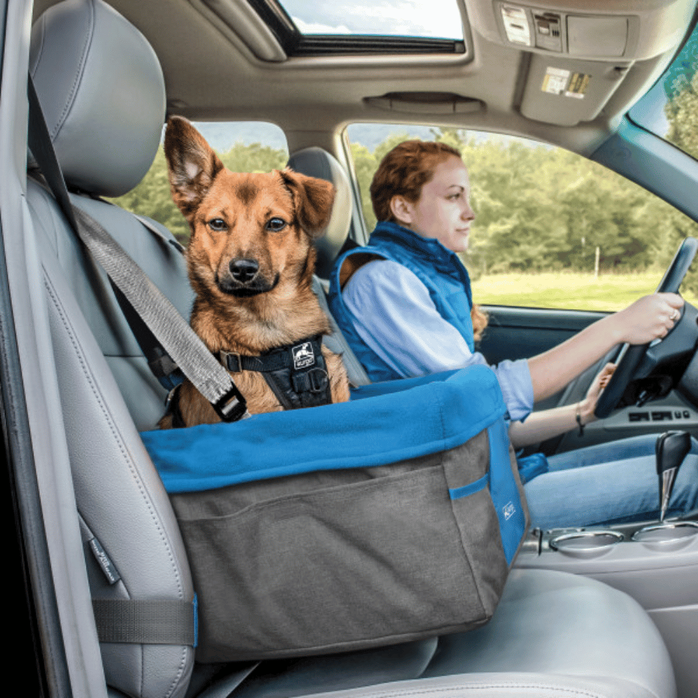 PetSafe® Pet Products Heather Booster Seat, Charcoal/Blue