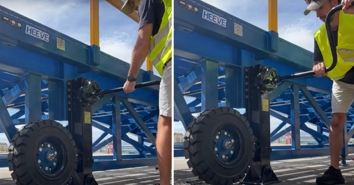 Installing and operating a Heeve mobile yard ramp