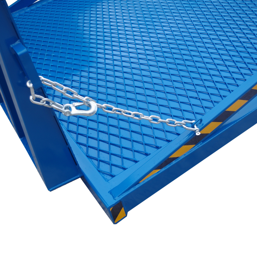 Heeve Loading Dock & Warehouse Heeve Forklift Dock Ramp/Yard Ramp with Grated Surface - Hydraulic