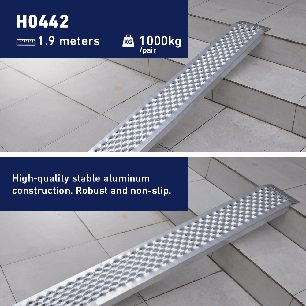 Heeve 1.9m x 1000kg Rigid Aluminium Loading Ramps – Ramp Champ