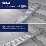 Heeve Car & Truck Loading Ramps Heeve 1.9m x 1000kg Rigid Aluminium Loading Ramps