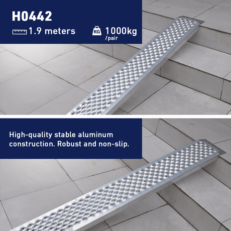 Heeve Car & Truck Loading Ramps Heeve 1.9m x 1000kg Rigid Aluminium Loading Ramps