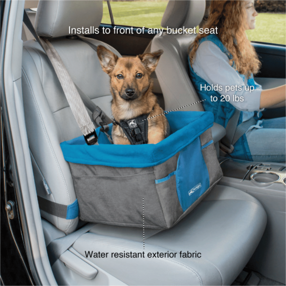 PetSafe® Pet Products Heather Booster Seat, Charcoal/Blue
