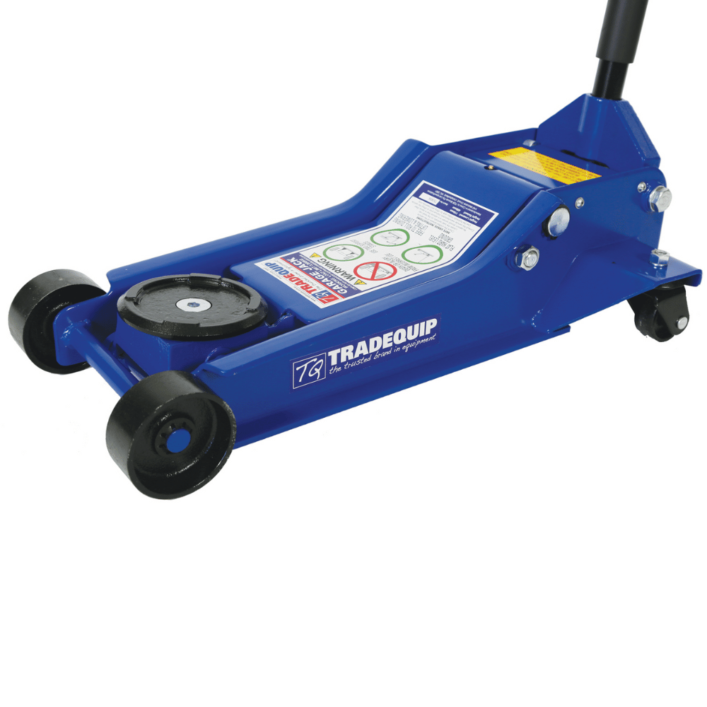 Borum Workshop Equipment TradeQuip Low Profile Hydraulic Garage Jack, 3-Tonne Capacity