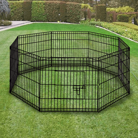 i.Pet 8-Panel Dog Playpen - 2 x 24"