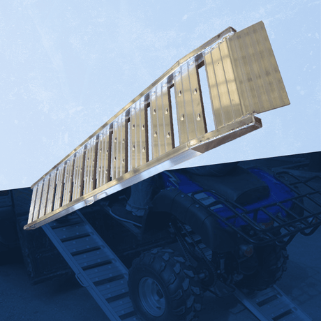 Heeve 1 Tonne 2.1m x 330mm Aluminium Loading Ramps