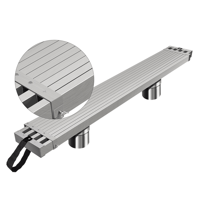 Scafolding Ramp Heeve 300kg Aluminium Skid-Proof Telescopic Scaffolding Plank – Ramp Champ