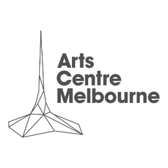 Arts Centre Melbourne logo in black and white