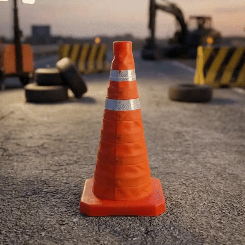 Base Guard® Collapsible Traffic Cone