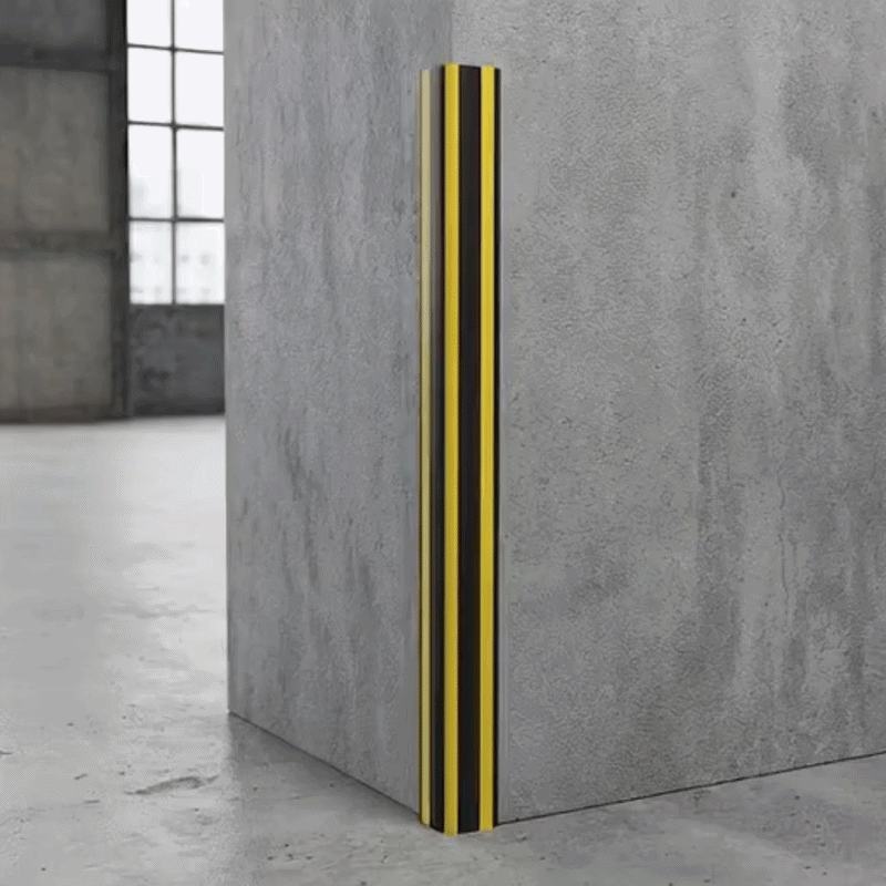Base Guard Stainless Steel Reinforced Rubber Corner Guard