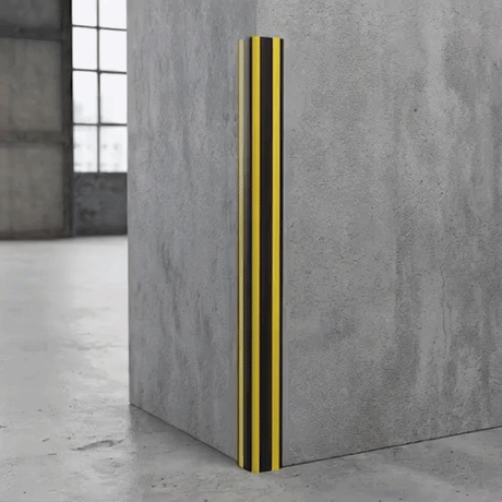 Base Guard Stainless Steel Reinforced Rubber Corner Guard