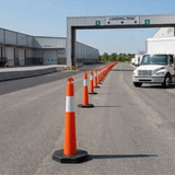 Base Guard Traffic Delineator Post with Composite Base