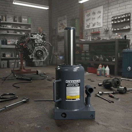 Borum Industrial Hydraulic Bottle Jack - 50 Tonne Capacity