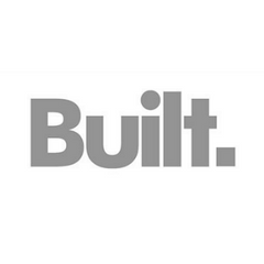 Built logo in black and white