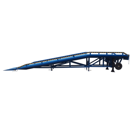 Heeve Steel Forklift Dock Ramp/Yard Ramp with Grated Surface - Manual