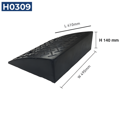 Heeve Heavy-Duty Solid Rubber Ramp for Straight Kerb – Ramp Champ