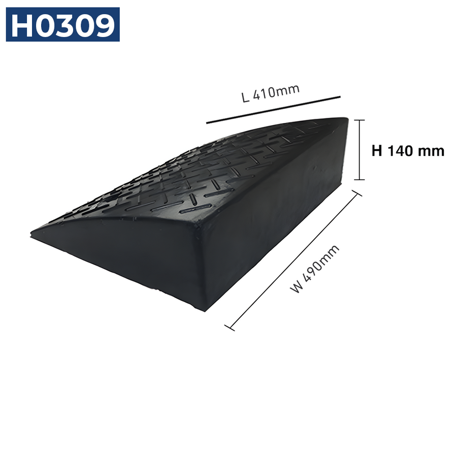 Heeve Heavy-Duty Solid Rubber Ramp for Straight Kerb – Ramp Champ