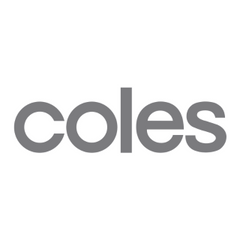 Coles supermarket logo in black and white