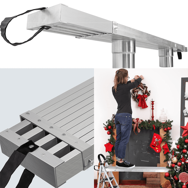 Scafolding Ramp Heeve 300kg Aluminium Skid-Proof Telescopic Scaffolding Plank – Ramp Champ