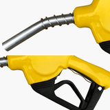 Equipco Unleaded Nozzle - 40LPM Max -Yellow Cover