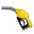 Equipco Unleaded Nozzle - 40LPM Max -Yellow Cover