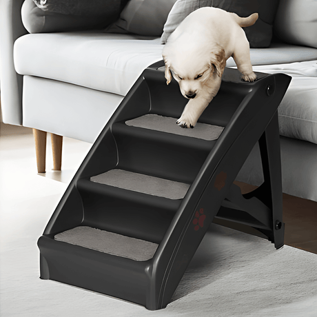 i.Pet Foldable Indoor Pet Steps for Bed Couch and Car