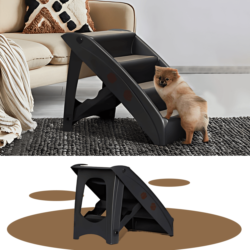 i.Pet Foldable Indoor Pet Steps for Bed Couch and Car