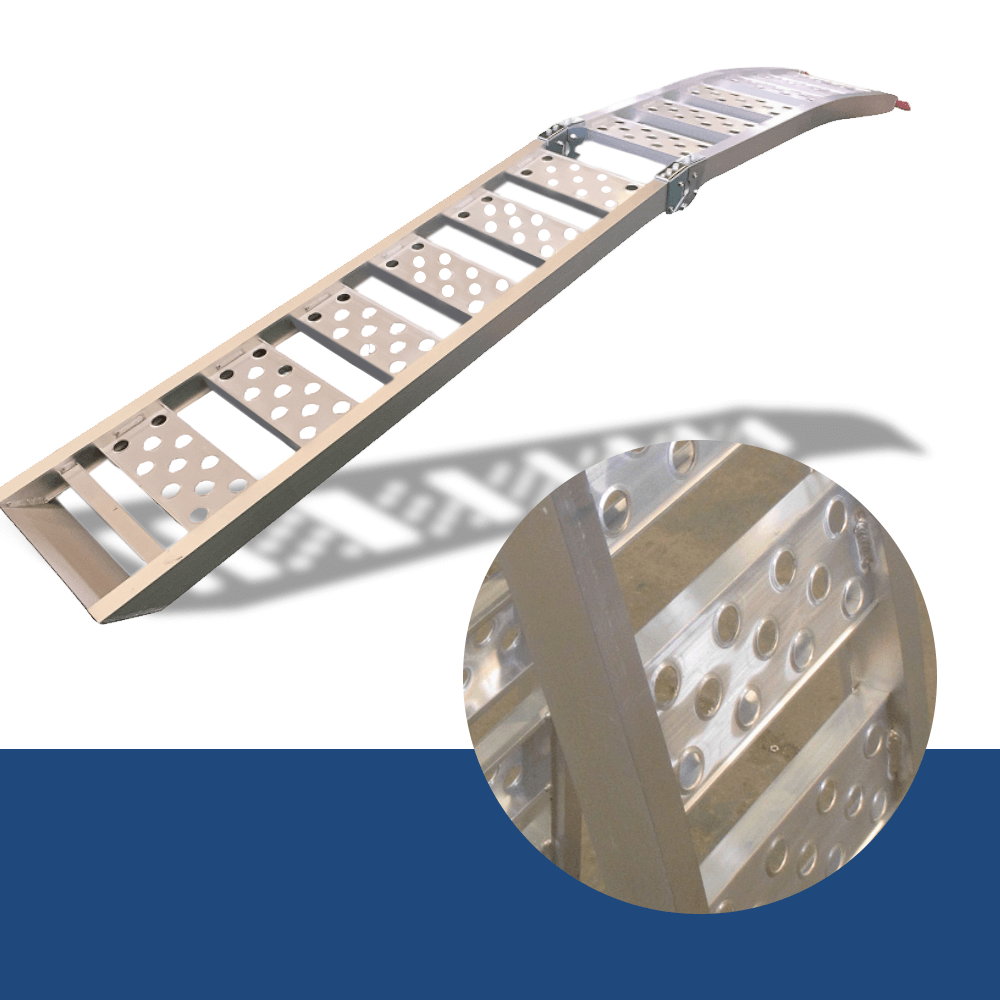 Heeve 340kg 2.2m Folding Aluminium Motorcyle Ramp