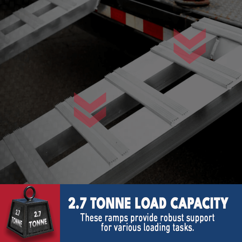 Gen-Y Hitch Construction Machinery Loading Ramps Gen-Y Hitch 2.7T 2.1m x 330mm Heavy Duty Aluminium Loading Ramps