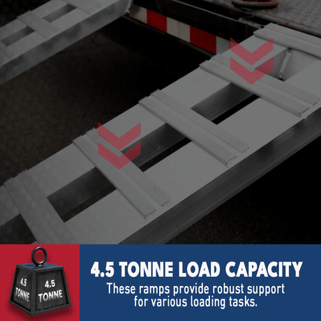 Gen-Y Hitch Construction Machinery Loading Ramps Gen-Y Hitch 4.5T 2.4m x 380mm Heavy Duty Aluminium Loading Ramps