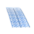 Heeve Aluminium Curved Non-Folding Loading Ramp - shorter ramp pair on white background
