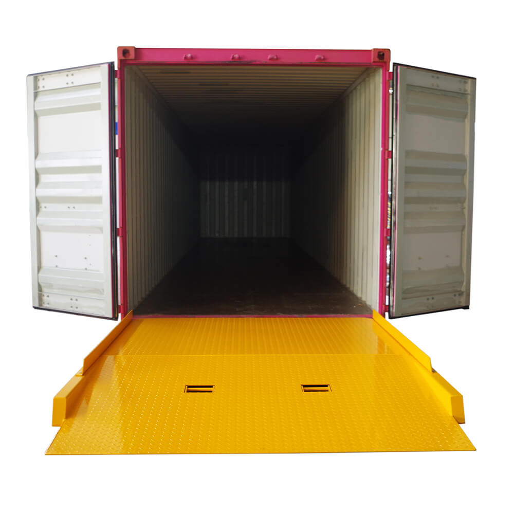 Heeve Loading Dock & Warehouse Heeve 8-Tonne Extra-Long Forklift Container Ramp with Raised Sides