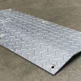 Heeve Galvanised Steel Driveway Kerb Plate - 415mm x 800mm