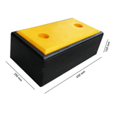 Heeve Loading Dock & Warehouse Heeve Heavy Duty Rubber Dock Leveler Bumper with PE Plate