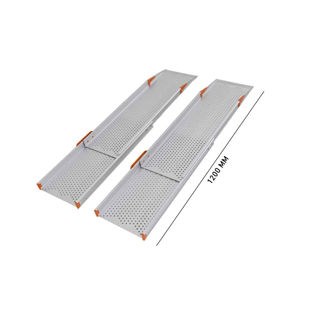 Heeve Portable Ramps 120cm Heeve Premium Wide Telescopic Aluminium Wheelchair Ramp