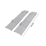 Heeve Portable Ramps 120cm Heeve Premium Wide Telescopic Aluminium Wheelchair Ramp
