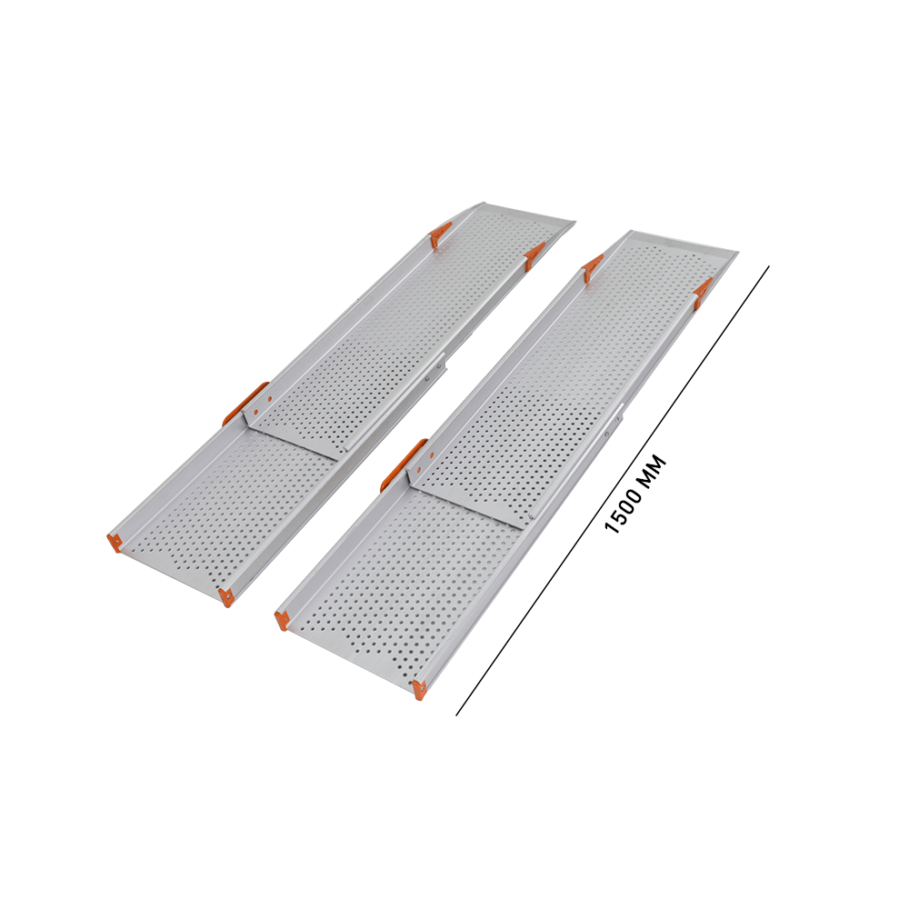 Heeve Portable Ramps 150cm Heeve Premium Wide Telescopic Aluminium Wheelchair Ramp