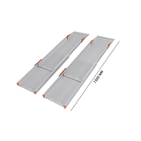 Heeve Portable Ramps 150cm Heeve Premium Wide Telescopic Aluminium Wheelchair Ramp