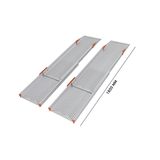 Heeve Portable Ramps 180cm Heeve Premium Wide Telescopic Aluminium Wheelchair Ramp