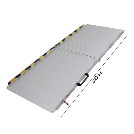 Heeve Portable Ramps 240cm Heeve Solid Bi-fold Aluminium Wheelchair Ramp