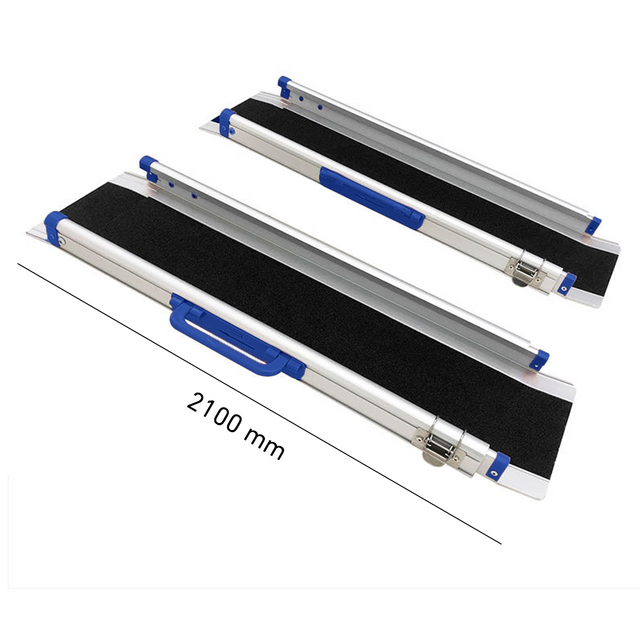 Heeve Premium Telescopic Wheelchair Ramp with High Traction Surface ...